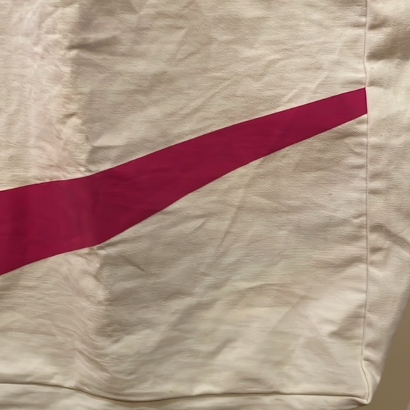 Large Pink Swoosh Nike Canvas Tote Bag - Picture 3 of 6
